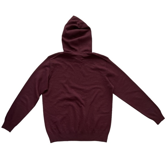 Alton Lane Men’s Knit Sweater Hoodie Sweatshirt | Burgundy Red | XL - Picture 2 of 7